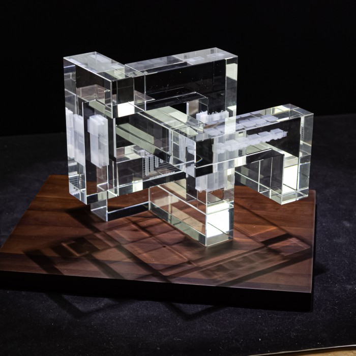 High-end custom crystal handicrafts, creative handicrafts, corporate culture, private custom irregular crystal products