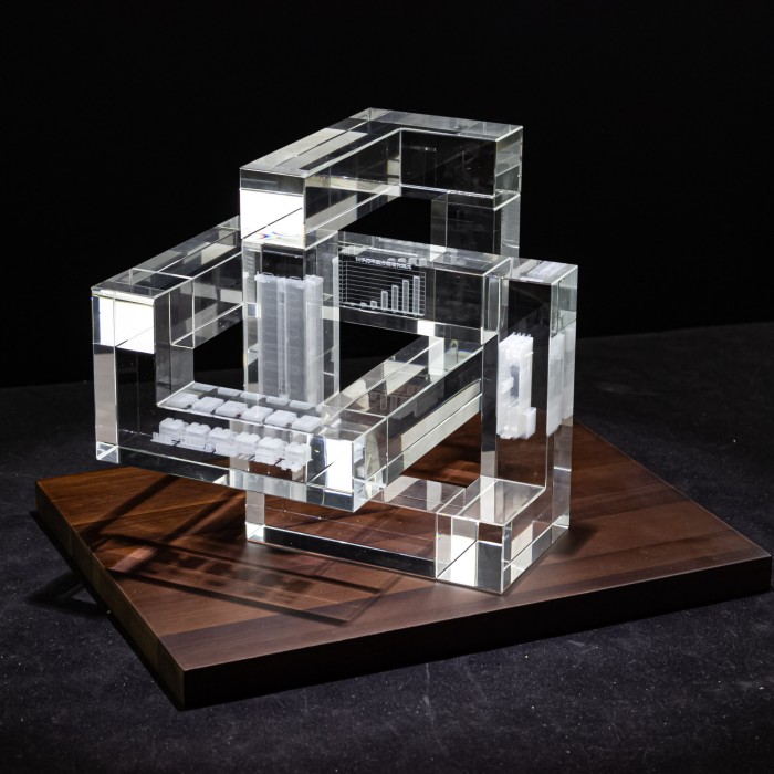 High-end custom crystal handicrafts, creative handicrafts, corporate culture, private custom irregular crystal products