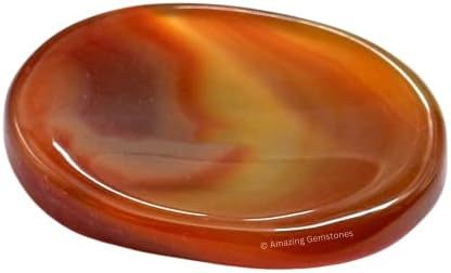 Green Jade Aventurine Worry Stone Crystals and Healing Stones - Worry Stones for Stress Relief Gifts - Piedra Crystal Fidget for Meditation - Unique Stocking Stuffers and Birthday Gifts for Women, Men