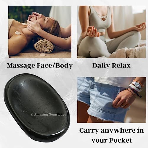 Green Jade Aventurine Worry Stone Crystals and Healing Stones - Worry Stones for Stress Relief Gifts - Piedra Crystal Fidget for Meditation - Unique Stocking Stuffers and Birthday Gifts for Women, Men