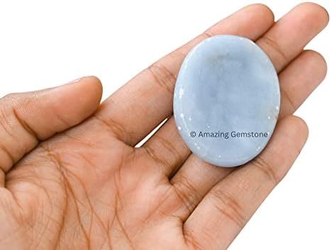 Green Jade Aventurine Worry Stone Crystals and Healing Stones - Worry Stones for Stress Relief Gifts - Piedra Crystal Fidget for Meditation - Unique Stocking Stuffers and Birthday Gifts for Women, Men