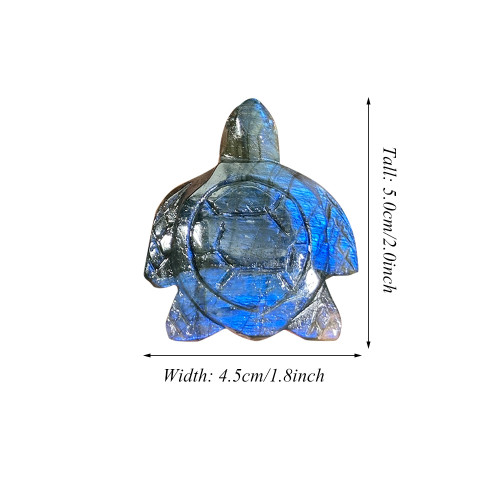 Wholesale natural stone, elongated stone, sea turtle, crystal carving, animal model, interior decoration