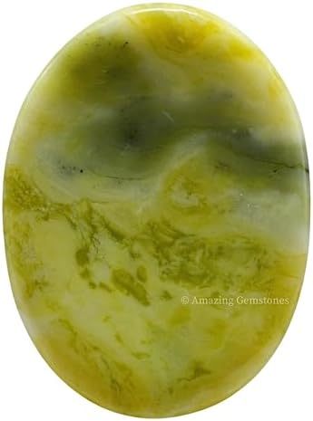 Green Jade Aventurine Worry Stone Crystals and Healing Stones - Worry Stones for Stress Relief Gifts - Piedra Crystal Fidget for Meditation - Unique Stocking Stuffers and Birthday Gifts for Women, Men