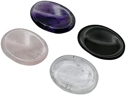 Green Jade Aventurine Worry Stone Crystals and Healing Stones - Worry Stones for Stress Relief Gifts - Piedra Crystal Fidget for Meditation - Unique Stocking Stuffers and Birthday Gifts for Women, Men