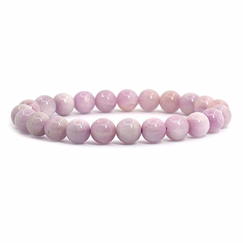 Justinstones Gem Semi Precious Gemstone 8mm Round Beads Stretch Bracelet 7 Inch Unisex