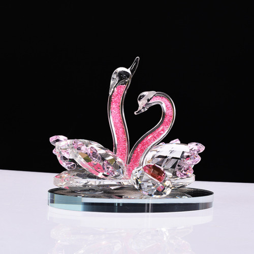 High-quality decorative crystal, diamond, swan jewelry, wedding party gifts, crystal handicrafts