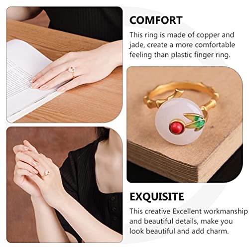 Finger Joint Ring Jade Finger Retro Knuckle Stackable Rings Shaped Vintage Joint Finger Jewelry for Women