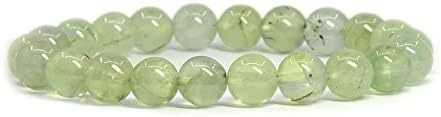 Justinstones Gem Semi Precious Gemstone 8mm Round Beads Stretch Bracelet 7 Inch Unisex