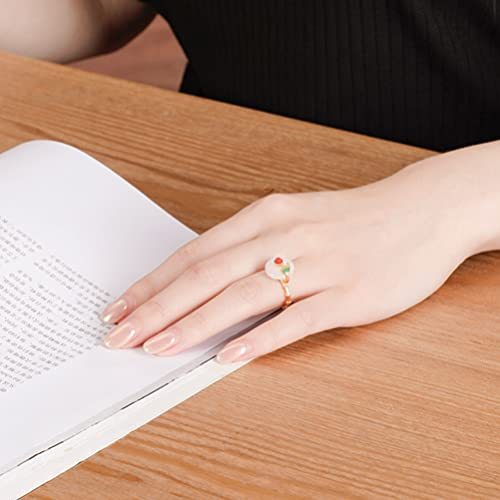 Finger Joint Ring Jade Finger Retro Knuckle Stackable Rings Shaped Vintage Joint Finger Jewelry for Women
