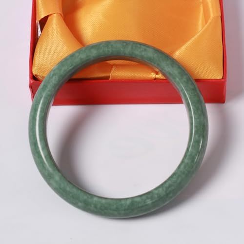 2.4in(60-61mm) natural Guizhou cui jade green bracelet Jade Stone Bangles for Women with box