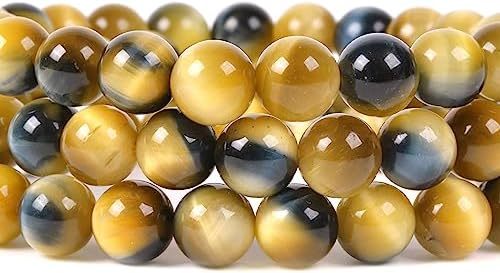 Justinstones Gem Semi Precious Gemstone 8mm Round Beads Stretch Bracelet 7 Inch Unisex
