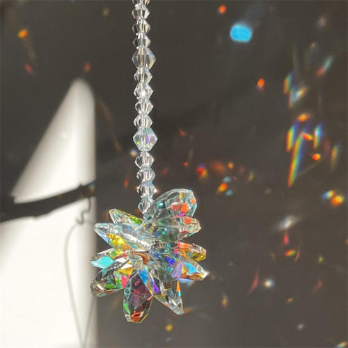 Crystal is selling well. Wind chime pendants, home and garden decorations, prism crystal pendants, honor