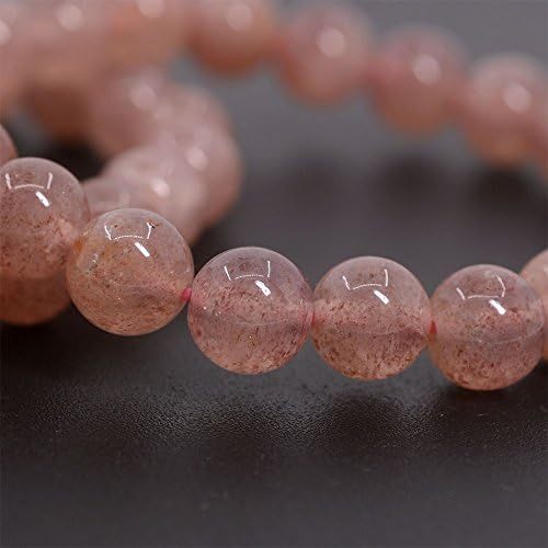 Justinstones Gem Semi Precious Gemstone 8mm Round Beads Stretch Bracelet 7 Inch Unisex