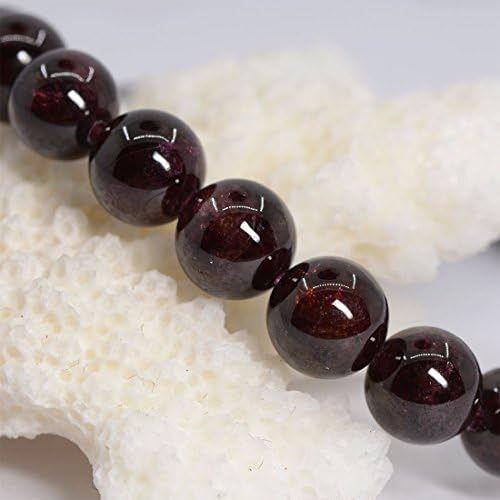 Justinstones Gem Semi Precious Gemstone 8mm Round Beads Stretch Bracelet 7 Inch Unisex