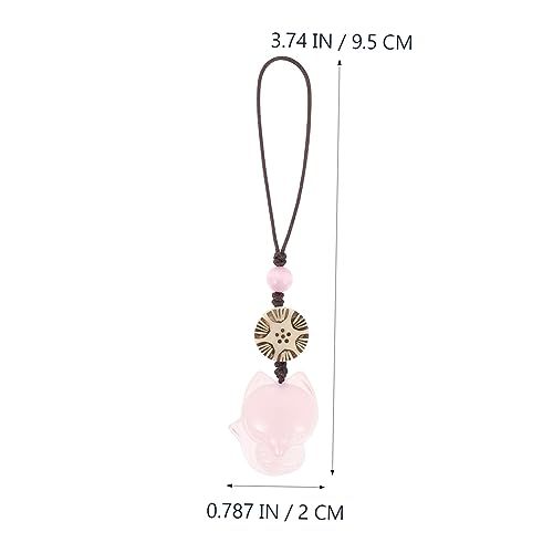Jade Pendant Phones Keychain Lanyard Decor Phone Strap Charm Cell Phone Case Chain Wrist Band Wallet