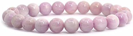 Justinstones Gem Semi Precious Gemstone 8mm Round Beads Stretch Bracelet 7 Inch Unisex