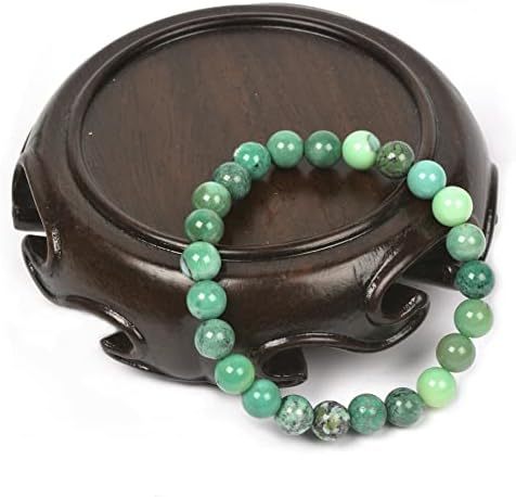 Justinstones Gem Semi Precious Gemstone 8mm Round Beads Stretch Bracelet 7 Inch Unisex