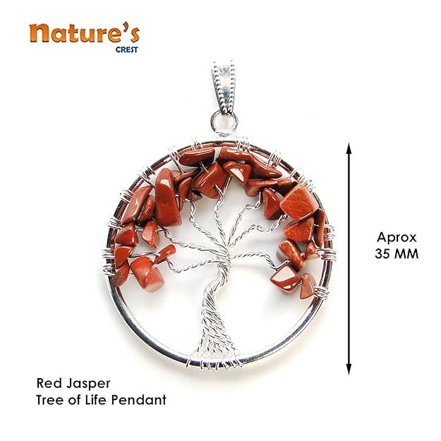 The best-selling green jade pendant, the natural healing crystal Life tree necklace, is for Mother's Day/Father's Day