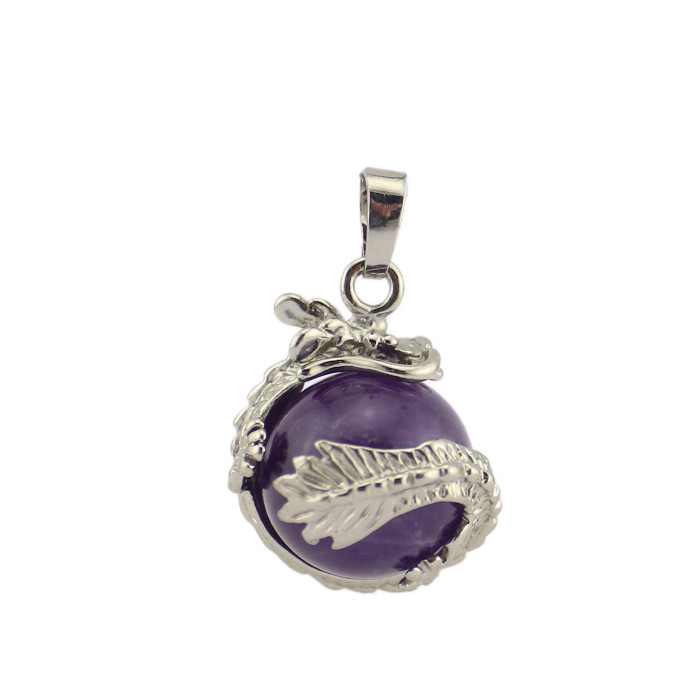 Hot-selling cheap Celtic natural gemstone jade Dragon Ball Z pendant