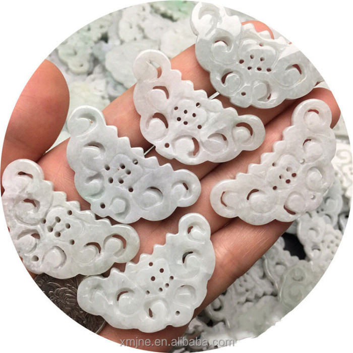 Wholesale of Grade a certified Burmese jade garland, jade pendants and jade handicrafts from the factory