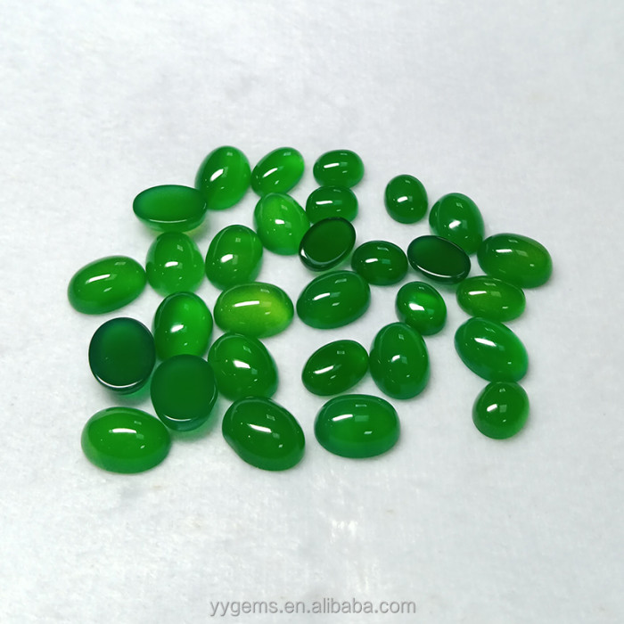 Hot-selling high-quality natural jadeite, oval, round, square, green agate, jade and loose gemstones for jewelry making