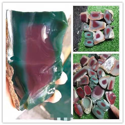 Wholesale of natural high-quality Qin purple jade and purple agate raw stones