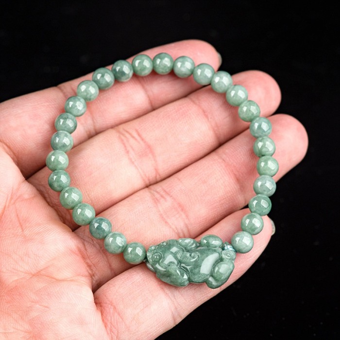 Wholesale of genuine natural jade leather bracelets, fashionable women's wear, jewelry and jade in 2024