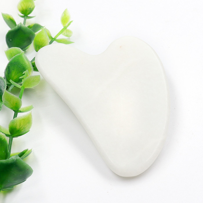 Wholesale of natural fine jade, green jade and obsidian gua sha, facial massage gua sha tools, jade massager and facial gua sha board
