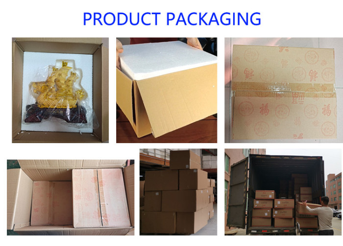 Resin handicrafts, green jade carvings, lucky unicorn ornaments, animal skin shows, lucky sculptures, living room statues, sculptures, jade