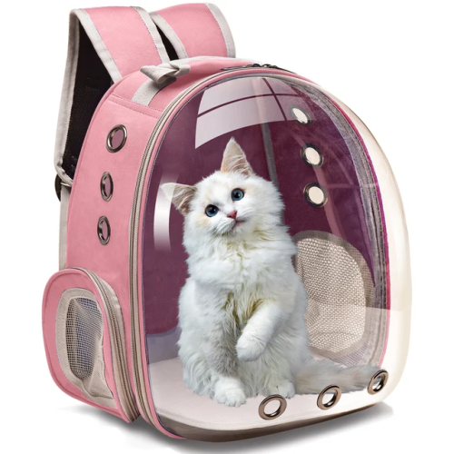 Portable cat backpack, cat and dog backpack, astronaut space capsule, kitten and puppy carrying pet backpack, pet supplies