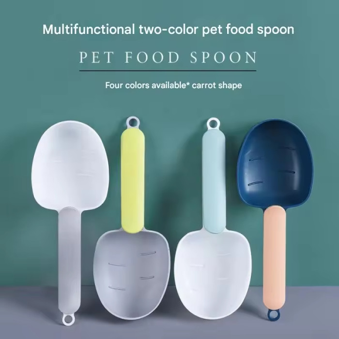 Hot-selling pet supplies, thickened Abs pet dog and cat food spoons, pet food measuring spoons