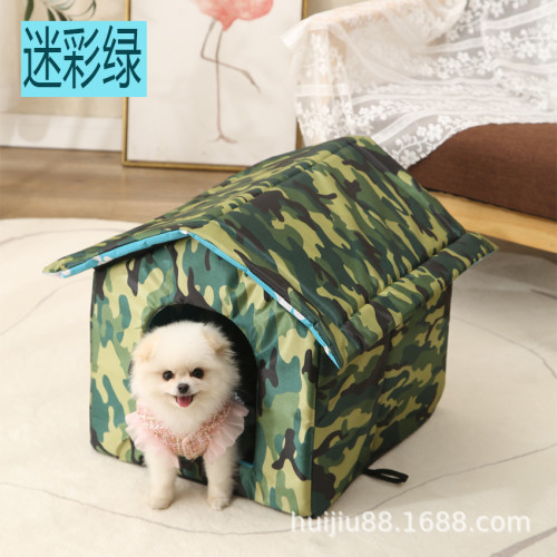 Customized Cathouse Oxford outdoor detachable tents, waterproof and warm cat and dog pet supplies at the most favorable price