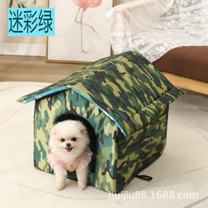 Customized Cathouse Oxford outdoor detachable tents, waterproof and warm cat and dog pet supplies at the most favorable price