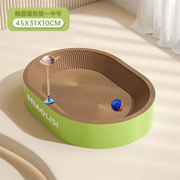 The most fashionable pet paw toys, round recyclable cat scratchers, corrugated paper, wear-resistant scratchers, pet products