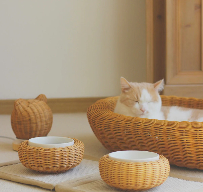 Newly designed ceramic pet bowl - cat bowl - pet feeding - drinking bowl for dog and cat pet supplies