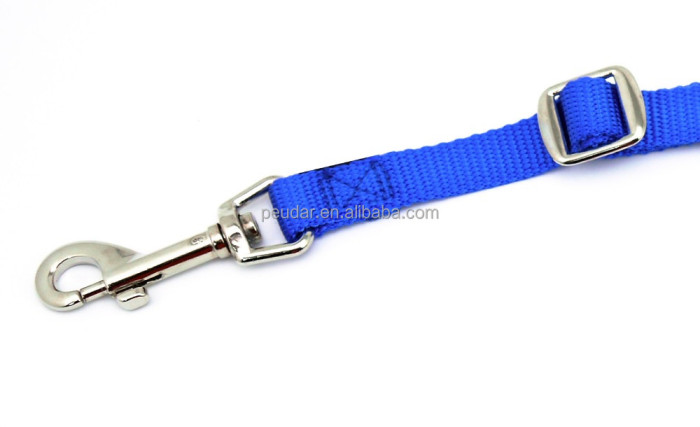 Easy-to-use double nylon webbing coupler dog skin strap pet supplies for two dogs