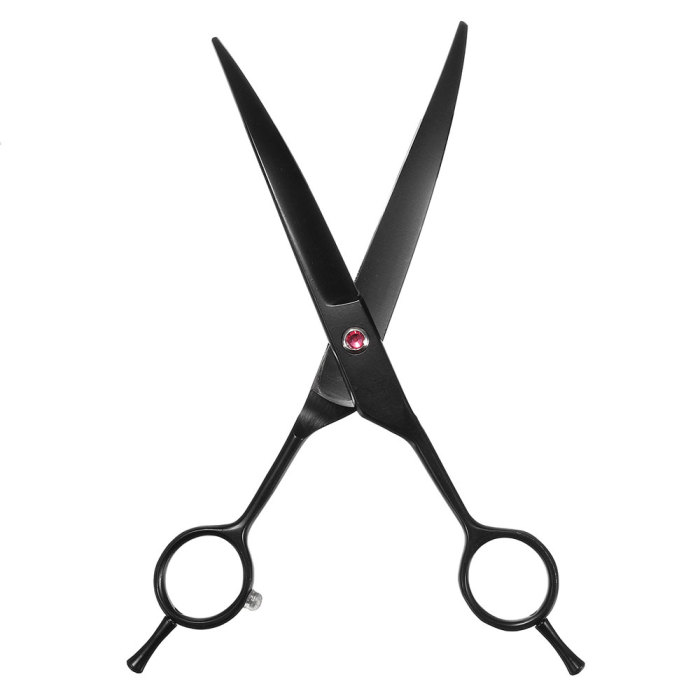 Low-price straight blade pet grooming scissors /100% top-quality pet grooming scissors/pet supplies