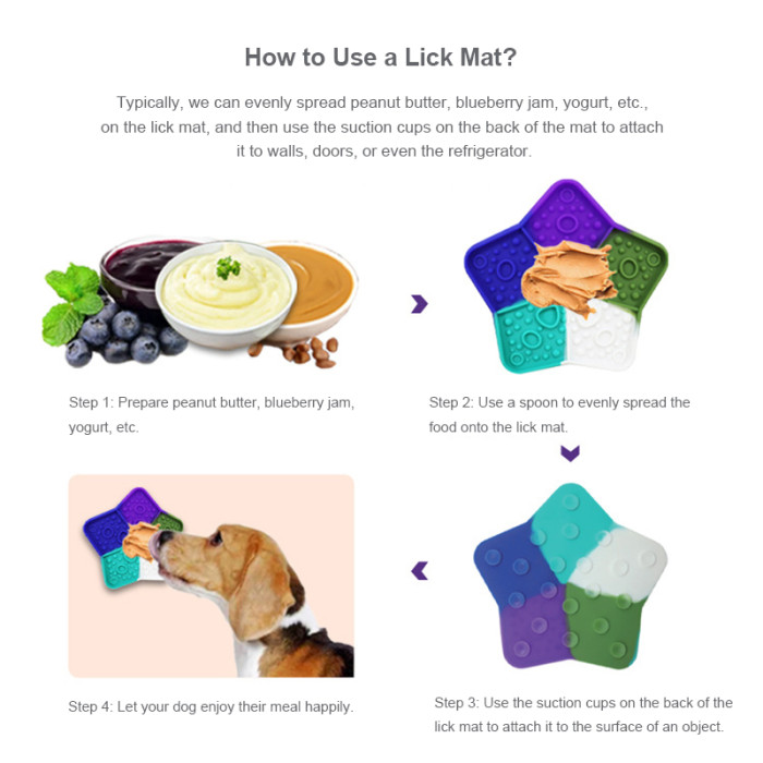 Christmas anti-slip pet licking pad with suction slow food pad, anti-choking slow food plate, color blend silicone pet products