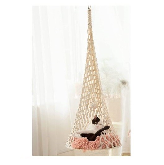Buy Macrame cat hammocks, handmade beds and pet supplies at the most favorable price
