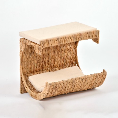 Natural water hyacinth cat villa hammock woven pet accessories and cat products produced by Vietnamese manufacturers