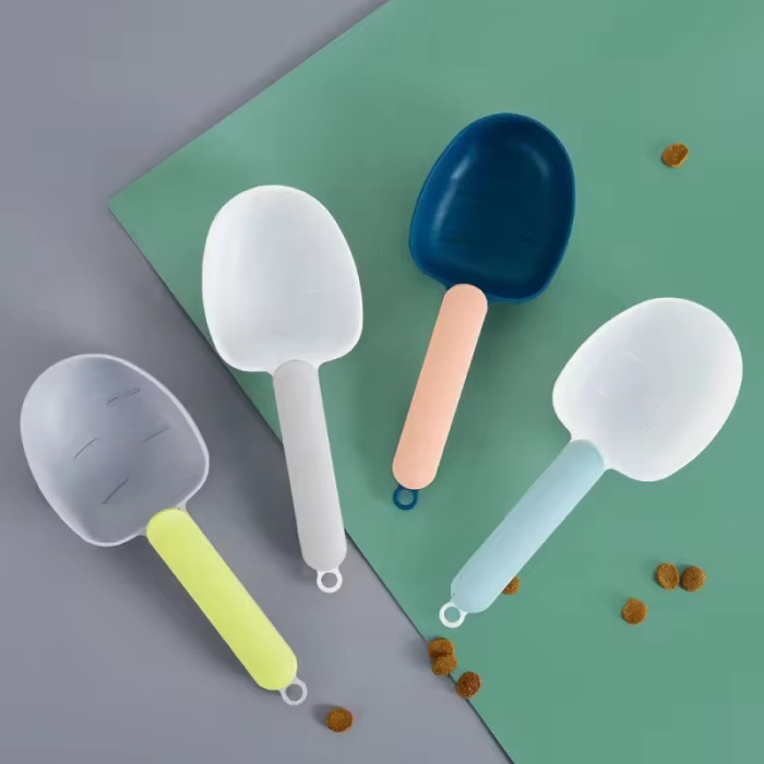 Hot-selling pet supplies, thickened Abs pet dog and cat food spoons, pet food measuring spoons