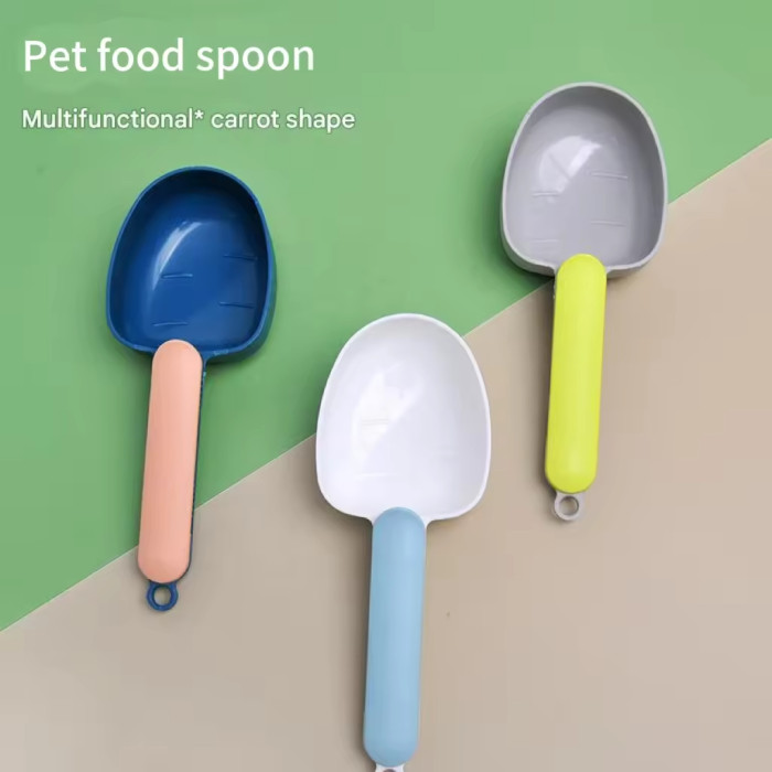Hot-selling pet supplies, thickened Abs pet dog and cat food spoons, pet food measuring spoons