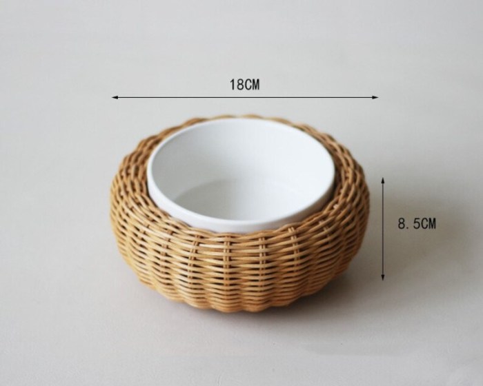 Newly designed ceramic pet bowl - cat bowl - pet feeding - drinking bowl for dog and cat pet supplies