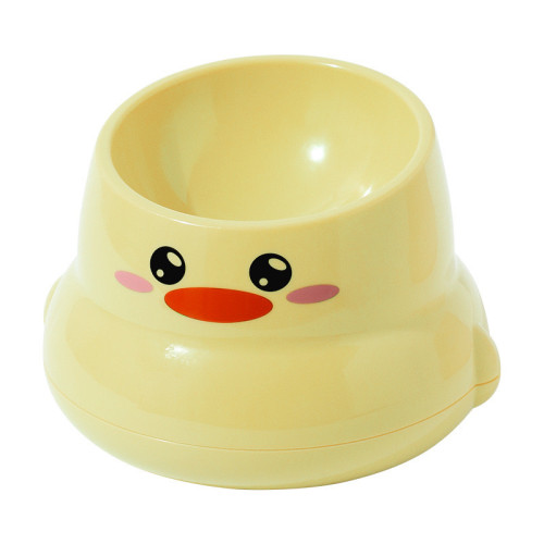 Pet bowl, high leg, diagonal neck guard, large mouth to prevent overturning injury, cat food bowl, cat bowl, pet supplies