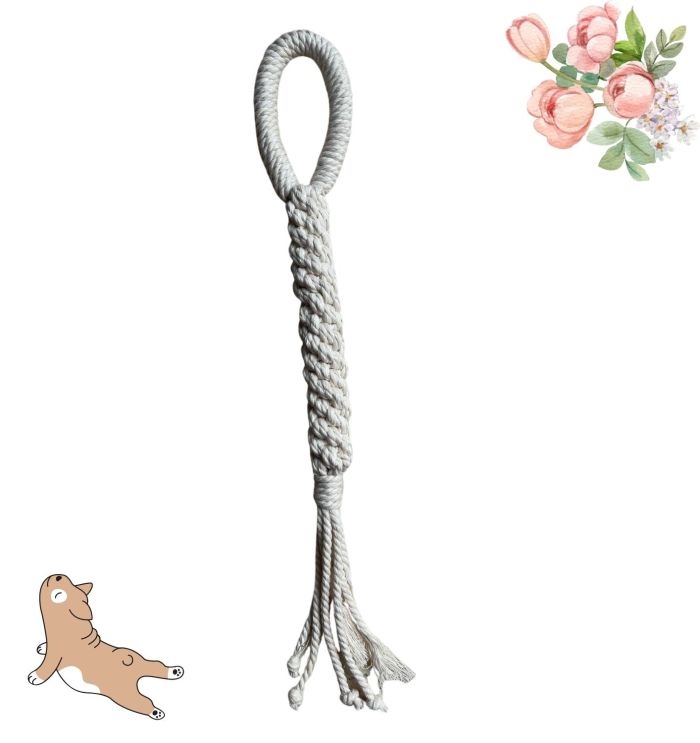 Vietnamese HOANG LINH SG Ms Kimy Durable woven chewable toy cotton rope pet dog puppy pet supplies