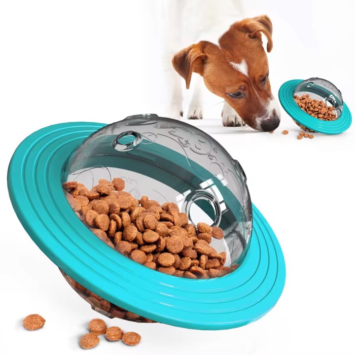Best-selling dog and cat treatment balls, chewable teeth cleaning interactive flying saucer toys, training and self-entertainment pet supplies