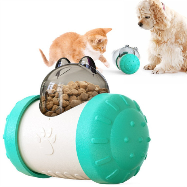 New creative design of household pet products: Swing ball puzzle feeder, slow feeding processing, distribution, dog rolling toy