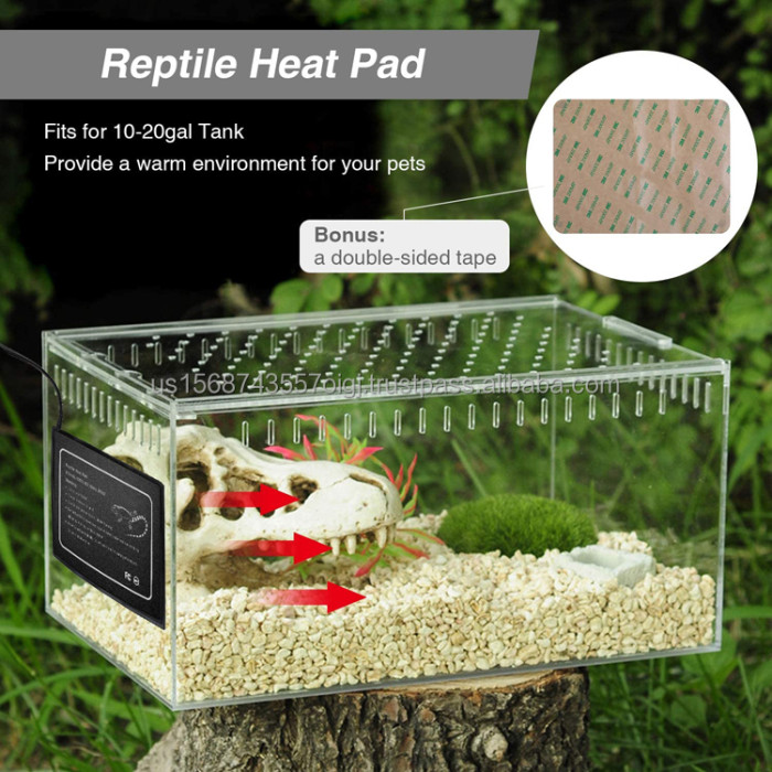 Solid animal pattern polyvinyl chloride reptile heating pad pet supplies