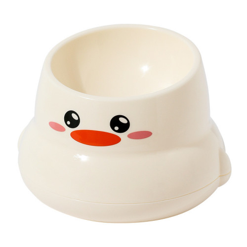 Pet bowl, high leg, diagonal neck guard, large mouth to prevent overturning injury, cat food bowl, cat bowl, pet supplies