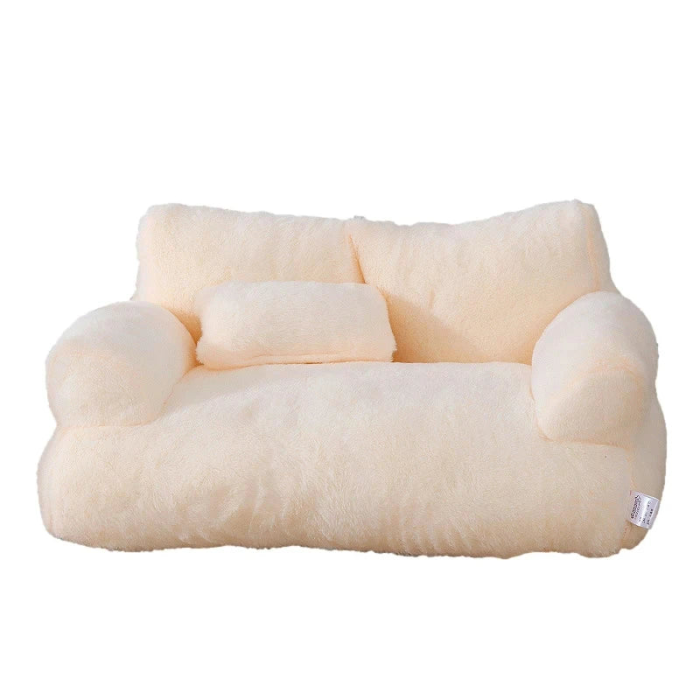 Luxurious cat bed sofa, winter warm cat bed, pet bed, comfortable plush puppy bed for small and medium-sized cats, pet supplies